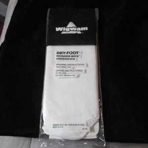 Wigwam Dry-Foot Wonder-Wick Undersock One Size NEW